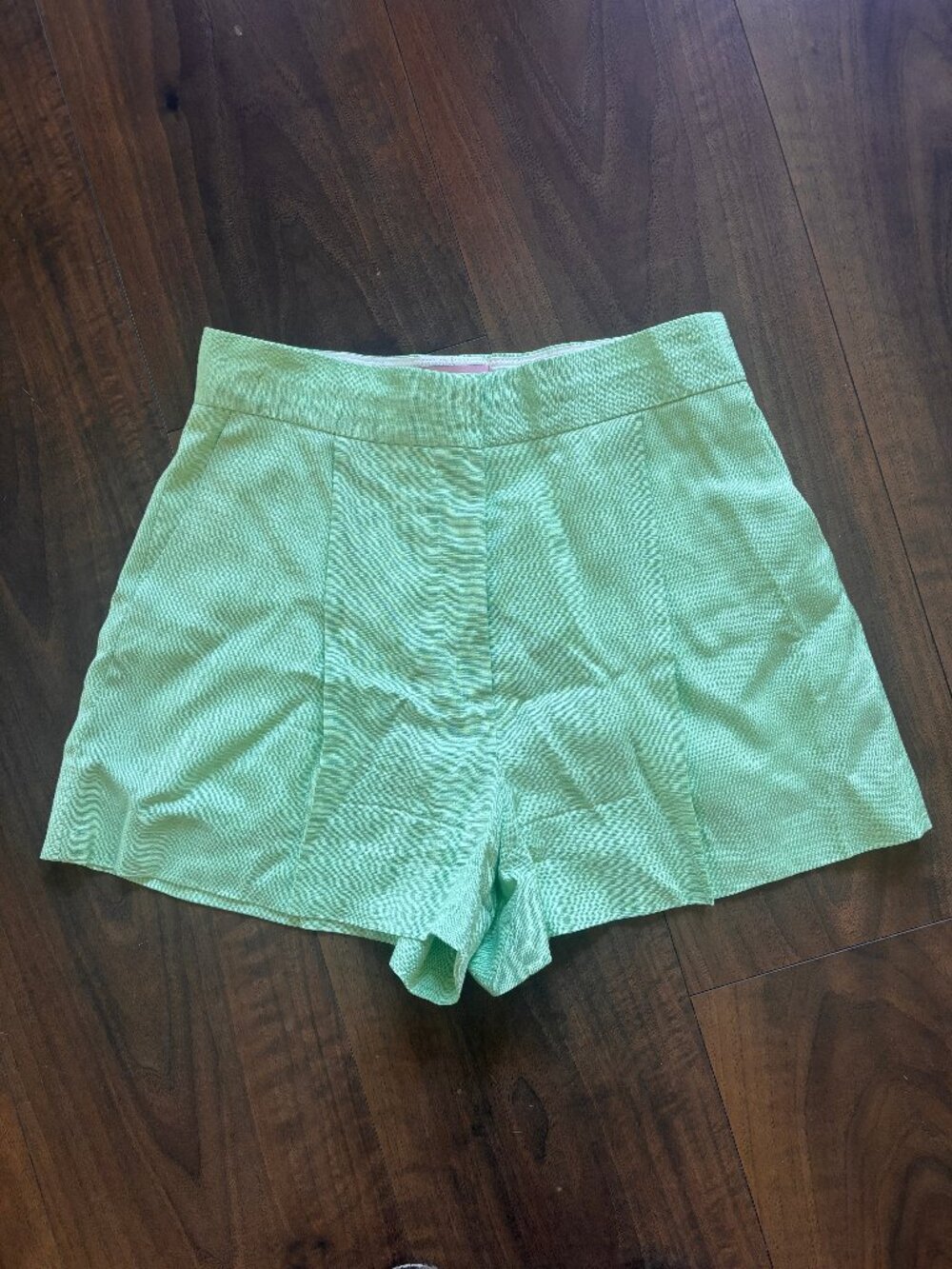 Sandro Women's Mint Green High Rise Shorts Size 40 / 8